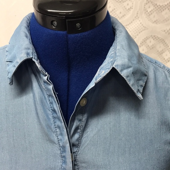 Divided Short Lightweight Button-up Cotton Dress - Picture 2 of 8